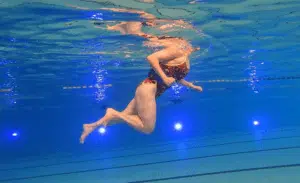 Aquarunner in het zwembad